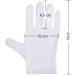 40 Pcs White Cotton Work Gloves Inspection Jewelry Dry Hand Moisturizing Gloves for Men Women - Buy Online on GoSupps.com