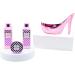 Luxurious Natural Shoe Bath Gift Set - Purple Edition - Moisturizing Body Lotion Premium Bath Gel and Hand Cream