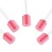 Wellgler's Oral Care Swabs - Disposable Mouth Cleaning Spong swabs (250count  pink) 250 Count (Pack of 1)