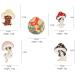 Cute Mushroom Girl Pins Set - 5 Pcs Enamel Lapel Brooches for Backpacks, Clothes, Hats - Cartoon Mushroom Design - Perfect Gift - Buy Online on GoSupps.com