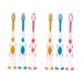 FRCOLOR 12 Pcs Travel Toothbrush Kids Toddler Soft Toothbrush Kids Bathroom Toothbrush Bulk Toothbrush Kid Toothbrushes Manual Toothbrush Baby Toothbrush Tooth Brush Kid Cartoon Oral Care