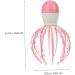 Magiclulu Electric Scalp Massager - 2-in-1 Head Scratchy Brush & Massage Claw ABS Baby Octopus Design in Shock Pink for Ultimate Scalp Relaxation - Buy Online on GoSupps.com