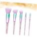 Housoutil Cosmetics Brush 5 Set The Face Foundation Brush Miss Purple Blush Brush 16x3cm Purple - Buy Online on GoSupps.com