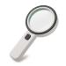Magnifying Glass 30 Times Magnifying Glass 12 LED Lights Optical Glass for The Elderly Good Times