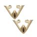 2 Pieces Shoes Pointed Protector High Heels Toe Cap Elegant Metal Stylish Solid Color Decorative for Shoes Protection Gold