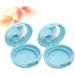 Beavorty 3 Sets 2pcs loose powder container without puff Empty powder container Compact filling empty box 6.1x6.1cmx3pcs Bluex3pcs - Buy Online on GoSupps.com