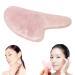 Jade Gua Sha Facial Tool for Face and Body Skin Massage - Pink - Buy Online on GoSupps.com