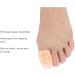 Orthopedic Toe Bunion Corrector with Steel Plate - Left Foot - Soft Sponge Big Toe Splint for Daily Use - Buy Online on GoSupps.com