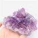1pc 150g-190g Crystal Decorative Geode Irregular Natural Amethyst Stones Cluster Quartz Home Decor Suitable for Furniture Decoration Full of Texture - Buy Online on GoSupps.com
