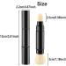 Soft Hair Aluminum e Travel Concealer Double Ended Makeup Brushes With Cap - Buy Online on GoSupps.com