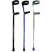Safety Crutches Aluminum Crutches Forearm Canes Height Adjustable Telescoping Walking Sticks Unisex Walking Cane for Rehabilitation Training Comfortable Independence Blue - Buy Online on GoSupps.com