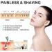 Painless 4 in 1 USB Rechargeable Waterproof Facial Hair Trimmer for Women - Eyebrow & Nose Hair Removal (Black) | International Shipping Available - Buy Online on GoSupps.com