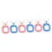 Minkissy 6 STK U-shaped toothbrush for children Fall of birth control Children's manual and brush toothbrushes for children toothbrush portable children's toothbrush household children's toothbrush