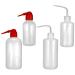 Exceart dry washing bottle 4 pieces of watering can accessories for hair care in the salon dry cleaning bottle empty shampoo bottle hair cleaning bottle washing bottle elbow