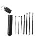 Leadigol Ear Cleaning Kit Safe Ear Removal Tool Ear Care Tools Ear Cleaner Spoon Earpick Spiral Massage Reusable Dual-end Wax Remover with Storage Box and Cleaning Brush