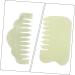 Oatipho Jade Gua Sha Comb Manual Face Scraping Tool for Skin Massage | Chinese Gua Sha Boards & Broad Tooth Scratch Massager - Buy Online on GoSupps.com