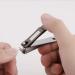 Durable Sharp Nail Clippers Set with Built-in Nail File | Matte Gray | Includes Tin Case - Buy Online on GoSupps.com