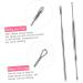 Hemoton 3pcs Stainless Steel Ear Cleaner Set - Ear Scoop, Ear Spoon, Wax Remover - Silver Earmuffs for Gentle Ear Cleaning - Buy Online on GoSupps.com