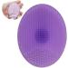 Silicone Body Shower Brush for Skin Massage - Purple - Buy Online on GoSupps.com