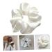 Wooneky 5pcs Bridesmaid Hair Accessories - Satin Elastic Hair Bands and Scrunchies Set in White - Wedding and Girls Hair Wrap - Buy Online on GoSupps.com