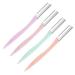 Housoutil 4 Sets Ladies Razor Eyebrow Shaper Women Razors Shaver for Women Razor for Face Eyebrow Makeup Tool Kit Facial Razors for Women Face Portable Beauty Tools Miss