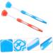 Buy Healvian 10 STK Professional Tongue Cleaning Brush | Fresh Breath & Oral Care Tools - Blue & Orange | International Shipping Available - Buy Online on GoSupps.com