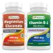 Magnesium Gluconate 600 mg & Vitamin B2 (Riboflavin) 400mg