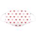 Buy Reusable Face Cover - Non-Medical Large Two Pack (White with Red Hearts) | Eco-Friendly Protection - Buy Online on GoSupps.com
