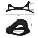 Adjustable Anti Snoring Chin Strap for Men and Women - Comfortable Stop Snoring Device for Better Sleep - Relief Anti-Snore Headband Jaw Belt in Black - Buy Online on GoSupps.com