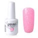 Vishine Nail Salon UV Manicure Polish Soak Off Gel Polish Nail Art Glittet Light Pink(710) #710