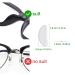 Buy 12 Pairs Anti-Slip Silicone Nose Pads for Glasses & Sunglasses - 1.5mm Transparent Adhesive Pads for Comfort & Fit - Buy Online on GoSupps.com