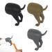 Pooping Dog Butt Toothpaste Topper Funny Pooping Toothpaste Topper Dog Butt Toothpaste Topper Cap Cartoon Dog Poop Toothpaste Dispenser for Home Travel Daily Life