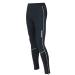 Airtracks thermo bicycle pants long windproof - wheel pants long pro - 3D Coolmax padded - breathable - water -repellent - reflectors m black -silver