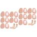 FRCOLOR 10 Pairs Forefoot Pad Adhesive Shoe Inserts Toe Protective Cushions Shoe Tongue Pad Forefoot Wear-Resist Pad Metatarsal Pads Shoes Tongue Patch Forefoot Cushion Foot Gel Pad