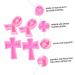LALAFINA 4pcs Ribbon Silicone Mold Chocolate Silicone Molds Fondant Molds Ribbon Cross Mold Keychain Silicone Mold Orange Tassel for Jewelry Epoxy Silica Gel Puzzle Key Chain Pink - Buy Online on GoSupps.com