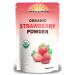 Organic Strawberry Powder, 8 ounce - Freeze Dried, Non GMO, Vegan Superfood - Perfect for Baking, Snacks, and Beverages