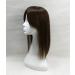 18 Long Straight Human Hair Crown Lace Clip-in Hairpieces with Bangs for Women - Perfect for Thinning Hair in Black - Buy Online on GoSupps.com