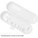 Nincha Travel Case for Sonic Electric Toothbrush - Fits Fairywill Teethherie Seago DNSLY - White/Opulent Garden - Durable Plastic Travel Essential - Buy Online on GoSupps.com