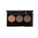 Durable Eyebrow Powder - Waterproof & Weld-Resistant Eye Cosmetic | 3 Colors with Brushes for Travel or Party - Buy Online on GoSupps.com