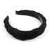 WENLII Women's Hairband Twist Braided Women's Headband Women's Headwear Hair Accessories (Color : Black Size : 1) 1 Black