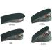 Black Adjustable Height Increase Shoe Insoles - Lift Taller Pads for Women & Men (2 Layer 2 Heights) - Best Comfort & Support - Buy Online on GoSupps.com