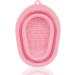 kawehiop Silicone Makeup Brush Cleaning Mat Folding Washing Pad Small Eyeliner Applicators Wash Scrubber Daily Gifts Accessories Pink - Buy Online on GoSupps.com