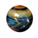 Yejianghua Blue Tiger Eye Jasper Quarz Ball natural carving ball chakra stand gift healing handicrafts free carved Reiki families stones natural (color: a)