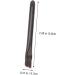 Didiseaon 20 Pcs Eye Shadow Brush Cosmetic Brush Makeup Applicator Eye Makeup Sponge Black Stainless Steel 5.8X0.7X0.5CMx2pcs Blackx2pcs - Buy Online on GoSupps.com