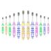 Kids Liking Cartoon Toothbrush Bee Design Cute&Fun Soft Bristles Individually Wrapped for Boys and Girls Toddlers 3-12 Year (Green Yellow Blue Pink)