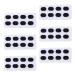 24 Pairs Non-Slip Soft Stick-On Nose Pads for Glasses - Black Eyeglasses Comfort 1.5mm - International Shipping Available - Buy Online on GoSupps.com