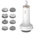CHAKGER Handheld Cellulite Remover Massager Electric Slimming Massager Full Body Massager with 8 Massage Heads Used for The Massage of Muscles,Legs, Butt, Thighs, Drain Massage… (Wireless Massager)
