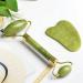 Natural Jade Roller & Gua Sha Set - Anti-Aging Facial Massagers for Rejuvenating Skin Reducing Wrinkles & Puffiness - Buy Online on GoSupps.com