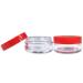 Beauticom 10G/10ML Round Clear Jars with Red Lids - 40 pcs BPA Free for Beads Gems Glitter & Crafts - International Shipping - Buy Online on GoSupps.com