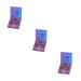 Angoily 3pcs 9 Makeup Palette Eye Shadow Diamond 1 count (Pack of 1) Purplex3pcs
